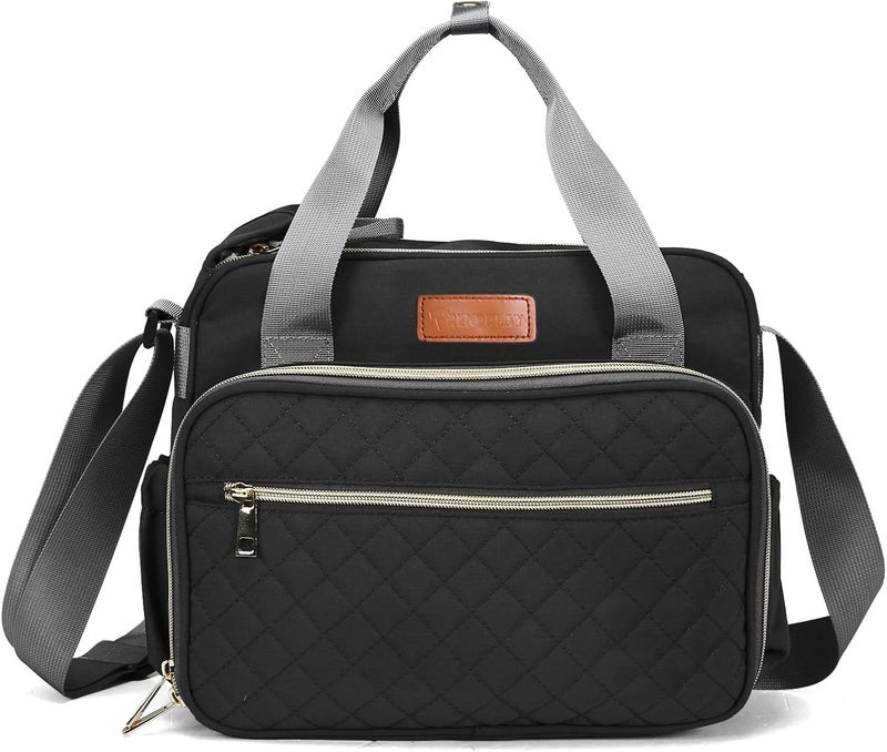 TRENDPLAY Small Diaper Bag Tote for Girls Baby Nappy Bag - Travel&Outdoor Stroller Organizer Cute Diaper Maternity Bag for Mom Daddy - Image 1